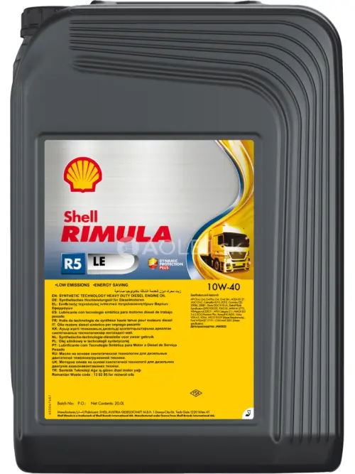 Shell Rimula R5 LE 10W-40 20L