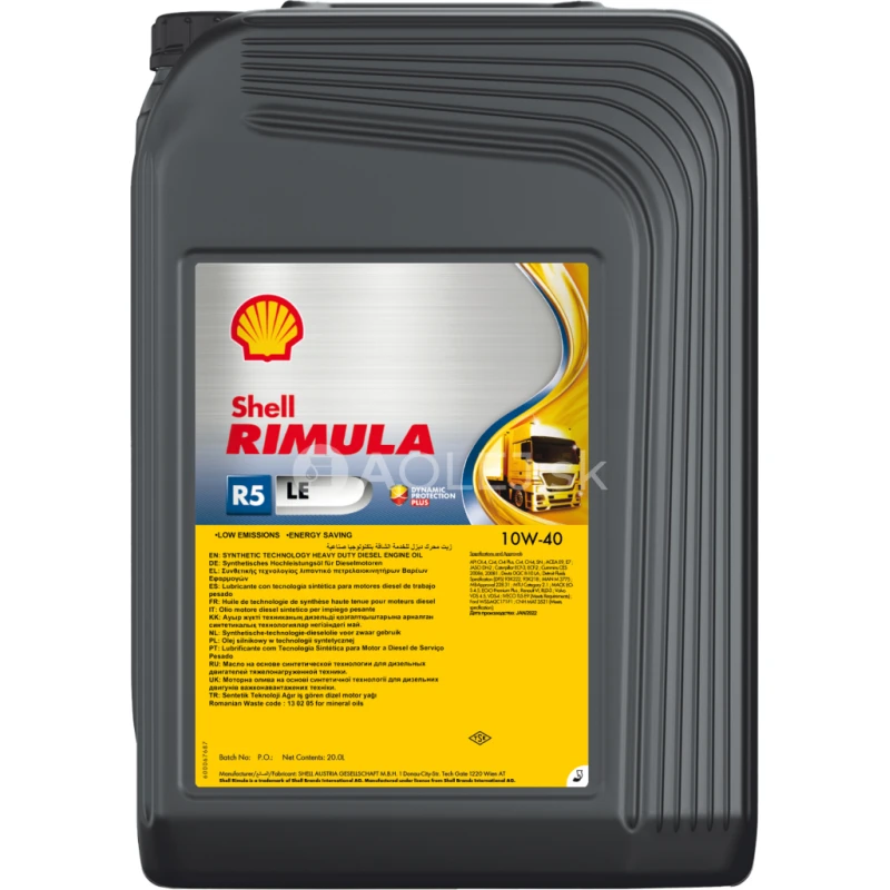 Shell Rimula R5 LE 10W-40 20L