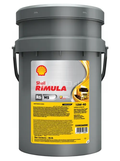 Shell Rimula R6 MS 10W-40 20L