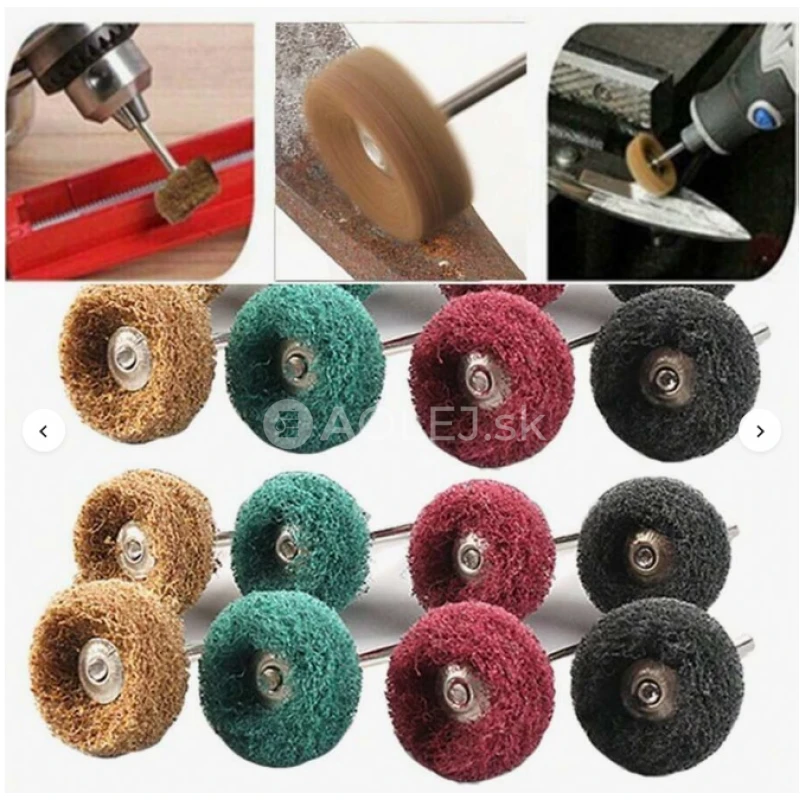 Mini Brúsne rúno na stopke priemer 2,5cm 1ks