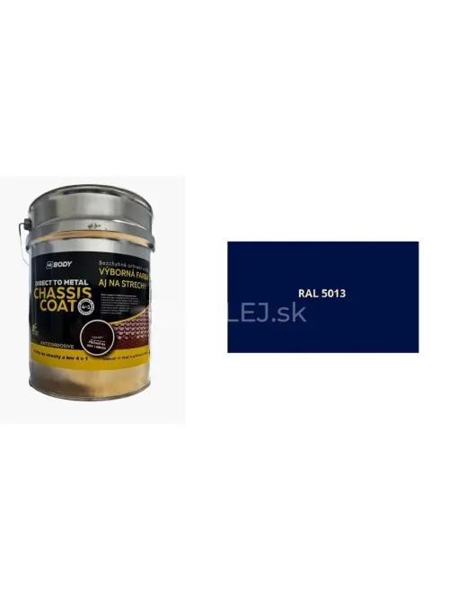 HB BODY CHASSIS COAT Vysokokvalitn&aacute; farba na strechy 4 v 1 polomatn&aacute; RAL 5013 5L / 6kg