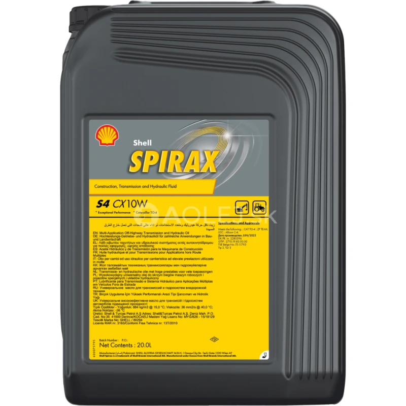 Shell Spirax S4 CX 10W 20L
