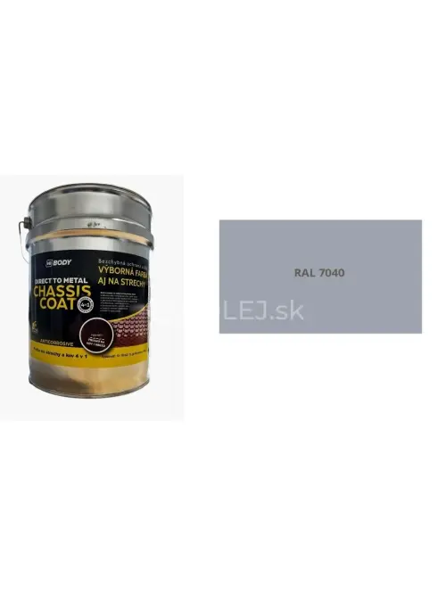 HB BODY CHASSIS COAT Vysokokvalitn&aacute; farba na strechy 4 v 1 polomatn&aacute; RAL 7040 10L / 12kg