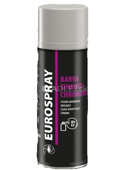 Eurospray AC705 zinkovo chr&oacute;mov&aacute; farba v spreji 400ml