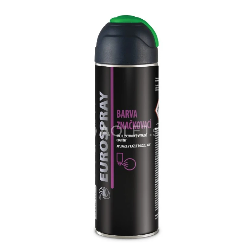 Eurospray AC738 značkovací fluorescenčný sprej zelený 500ml