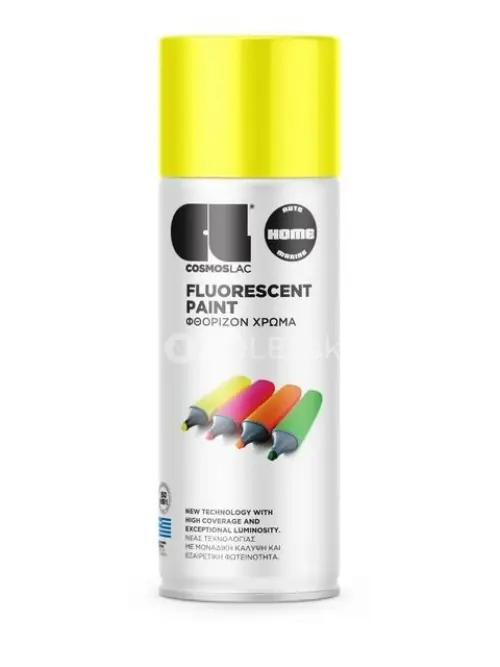 Fluorescenčná farba žltá sprej 400ml
