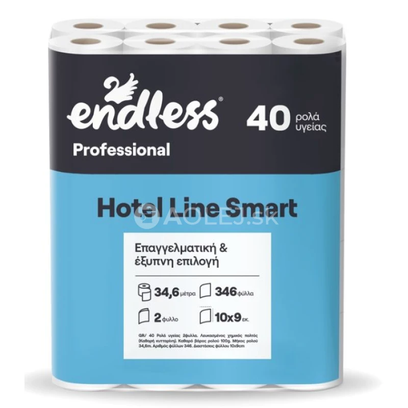 Endless toaletný papier hotel line smart 2 vrstvový 35m rolka 40ks v balení