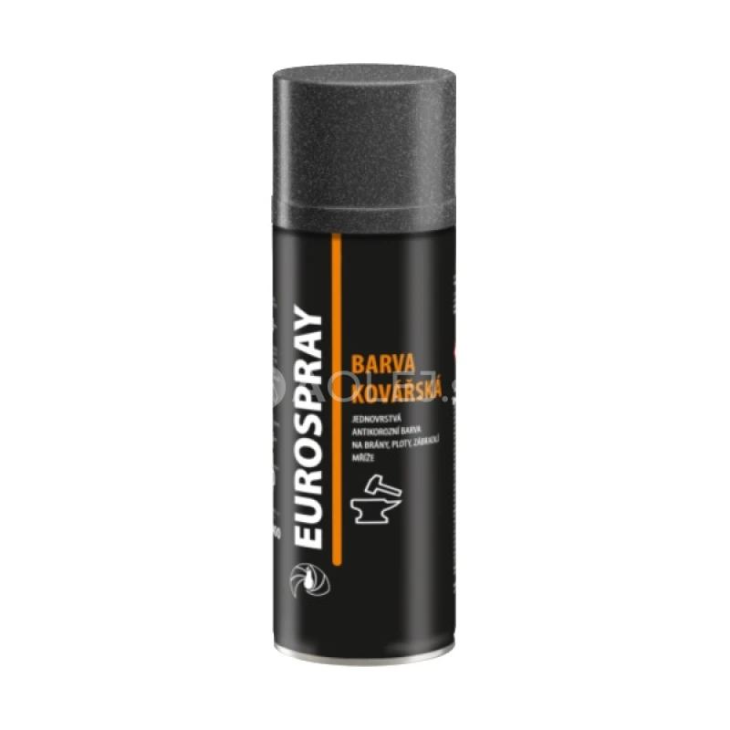 Eurospray V0978 kováčska farba grafit v spreji 3v1 400ml