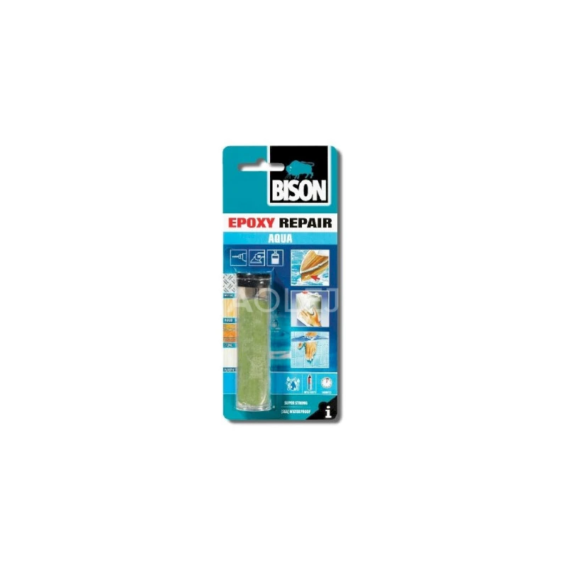 BISON EPOXY REPAIR AQUA plastelína na lepenie vlhkých povrchov 56 g