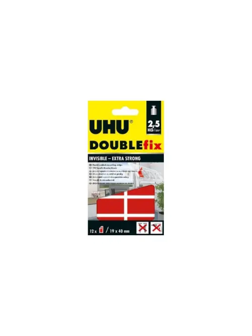 UHU DOUBLEfix Invisible lepiace pásky 19 mm x 40 mm