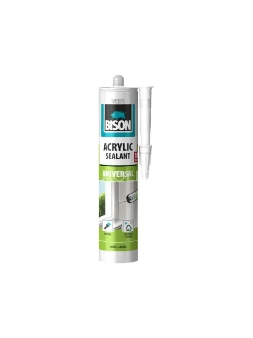 BISON ACRYLIC UNIVERSAL BIELY jednozložkový tmel 300 ml