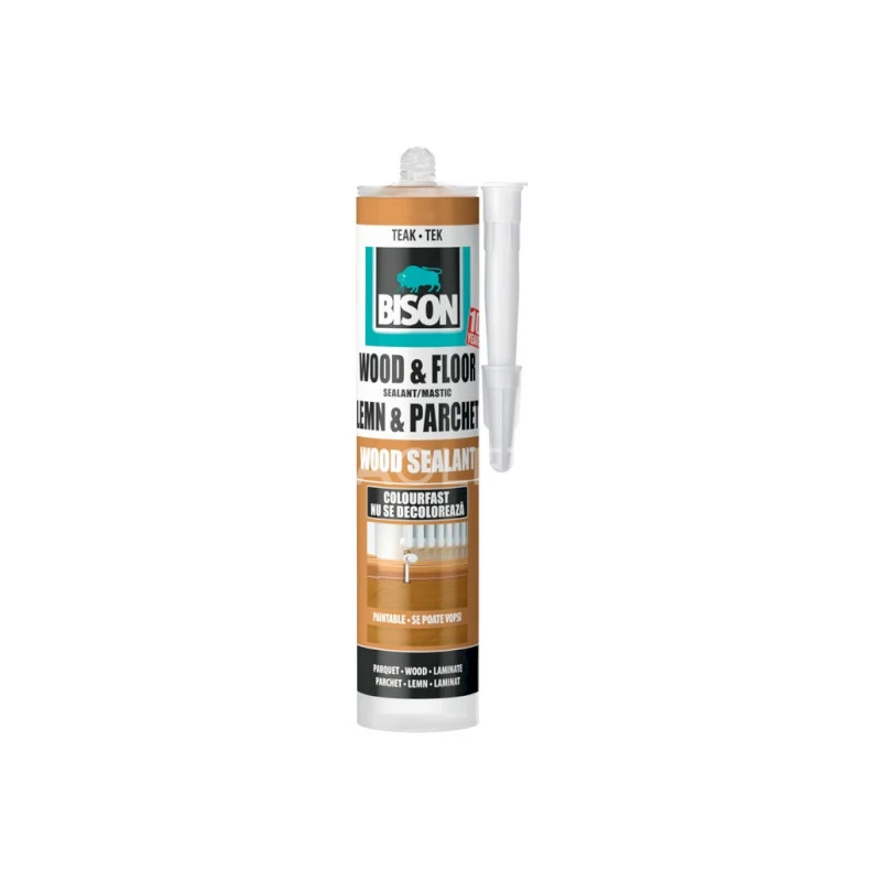 BISON WOOD SEALANT TEAK parketový tmel 300 ml