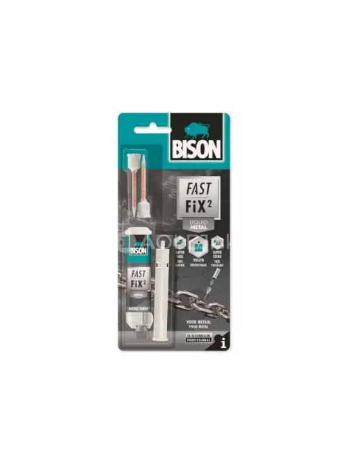 BISON FAST FIX METAL  dvojzložkové lepidlo na extrémne opravy na kov 10 g