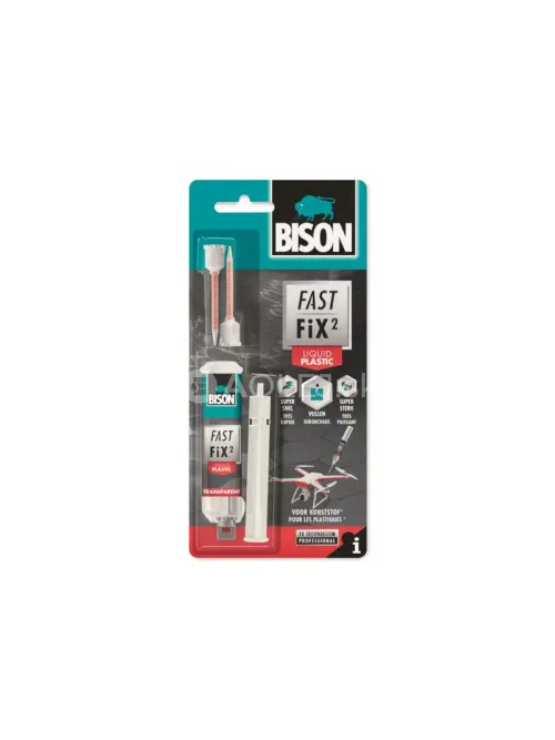 BISON FAST FIX PLASTIC  dvojzložkové lepidlo na extrémne opravy na plasty 10 g