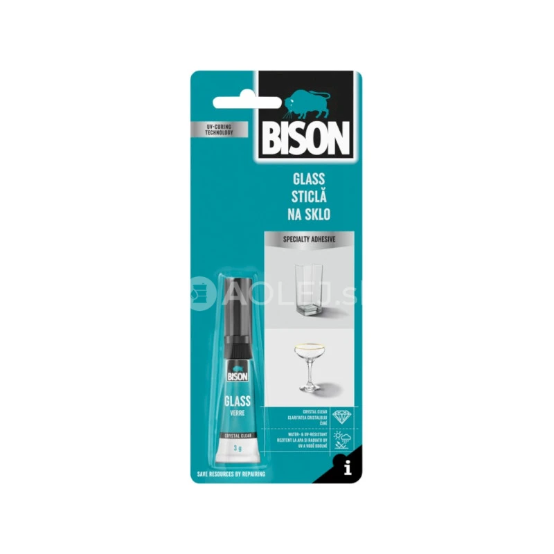 BISON GLASS 3 g - lepidlo na sklo