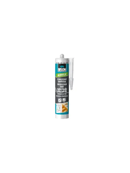 BISON ACRYLIC UNIVERSAL akrylátový tmel BIELY 280 ml