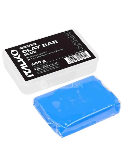 ITALKO CLAY BAR Čistiaci íl, čistiaca hlina na čistenie laku auta, modrá 100g