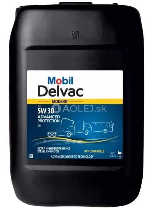 Mobil Delvac Modern 5W-30 Advanced Protection V6 20L