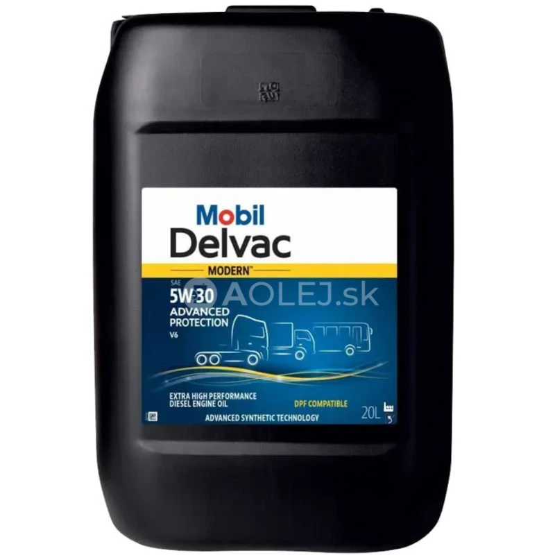 Mobil Delvac Modern 5W-30 Advanced Protection V6 20L