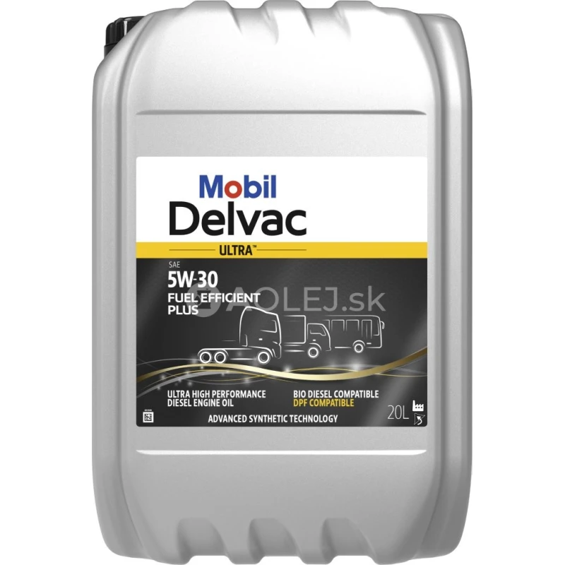 Mobil Delvac Ultra 5W-30 Fuel Efficient Plus 20L