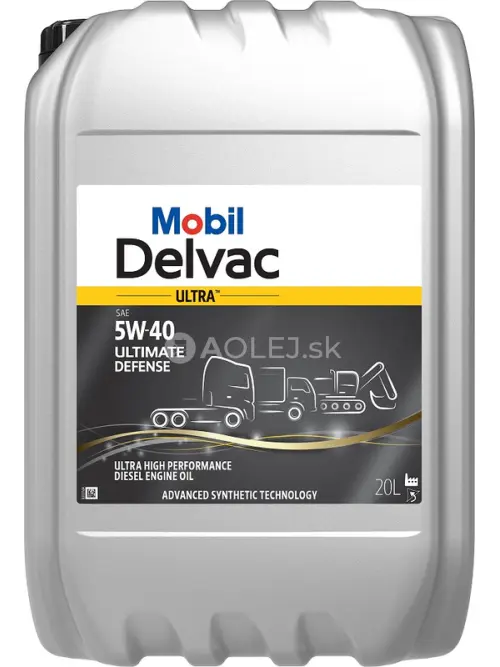 Mobil Delvac Ultra 5W-40 Ultimate Defense 20L