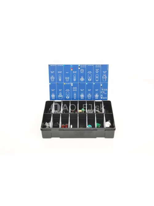 Sada autožiaroviek Bosch 1 987 302 301 &ndash; servisn&yacute; box 12V, mix typov