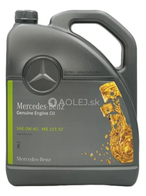 Mercedes-Benz MB 229.52 0W-40 5L