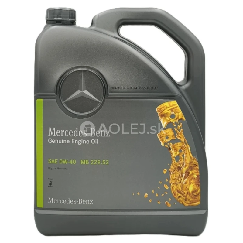Mercedes-Benz MB 229.52 0W-40 5L