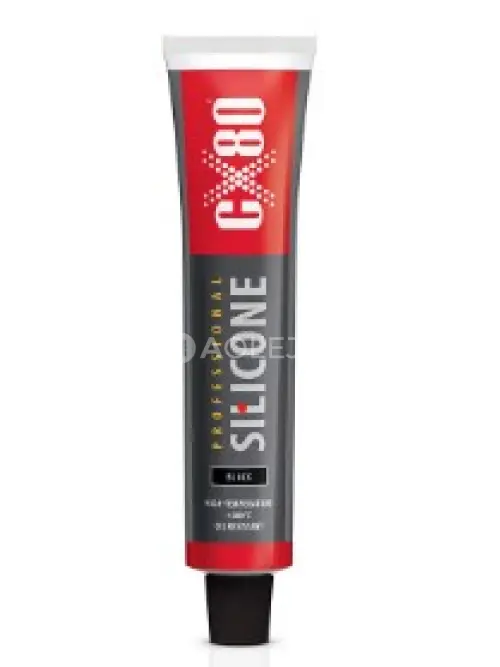 CX80 Silikón vysokoteplotný odolný až do 380°C čierny 80ml