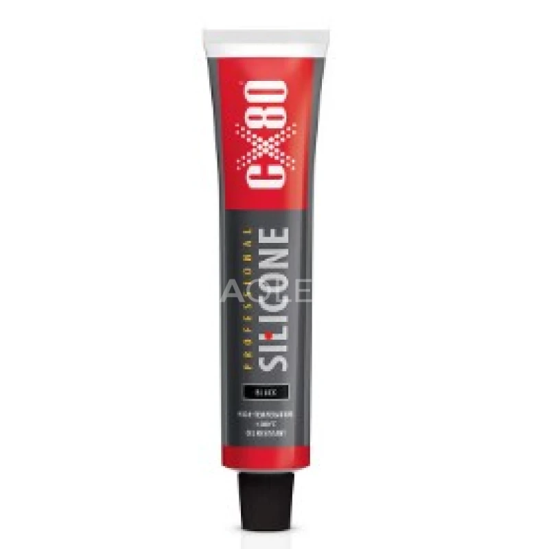 CX80 Silikón vysokoteplotný odolný až do 380°C čierny 80ml