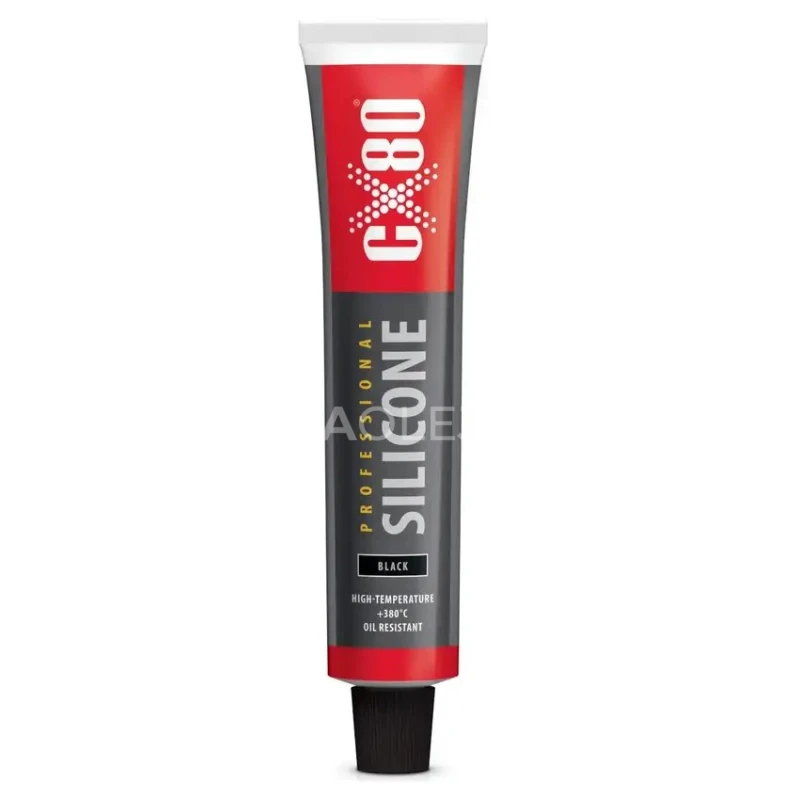 CX80 Silik&oacute;n vysokoteplotn&yacute; odoln&yacute; až do 380&deg;C čierny 80ml