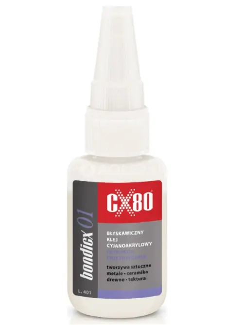 CX80 BONDICX 01 Lepidlo na plasty, kovy a drevo 20g