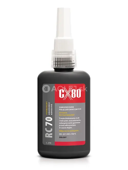 CX80 RC70 Fix&aacute;cia z&aacute;vitov - vysok&aacute; pevnosť 50ml