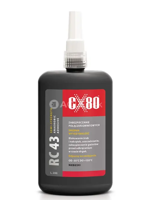 CX80 RC43 Fix&aacute;cia z&aacute;vitov - stredn&aacute; pevnosť 250ml