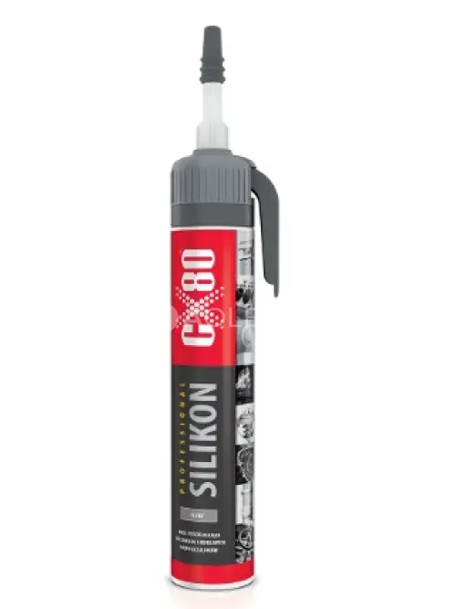 CX80 Silikón Prof.ECO 210g šedy s aplikátorom