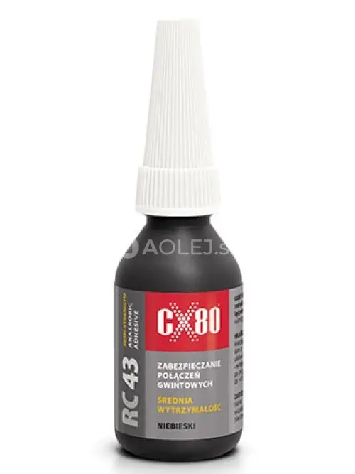 CX80 RC43 Fix&aacute;cia z&aacute;vitov - stredn&aacute; pevnosť 10ml