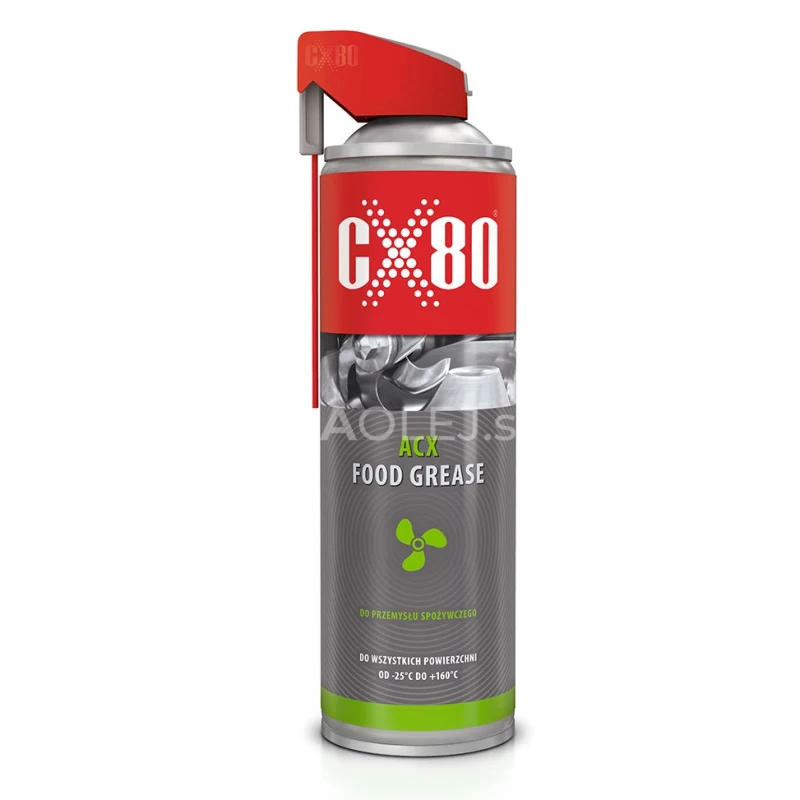 CX80 ACX Potravin&aacute;rsk&eacute; mazivo Duospray 500ml