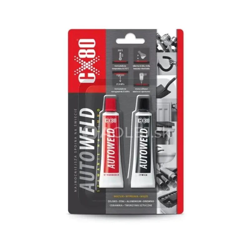 CX80 Zváranie za studena tuba 2x27g
