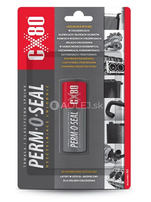 CX80 Perm -O-seal applicator pr&aacute;&scaron;kov&yacute; tmel na utesnenie chadiča, bloku motora 21g