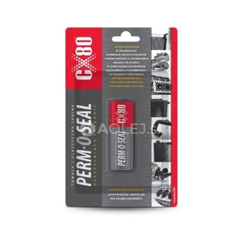 CX80 Perm -O-seal applicator práškový tmel na utesnenie chadiča, bloku motora 21g