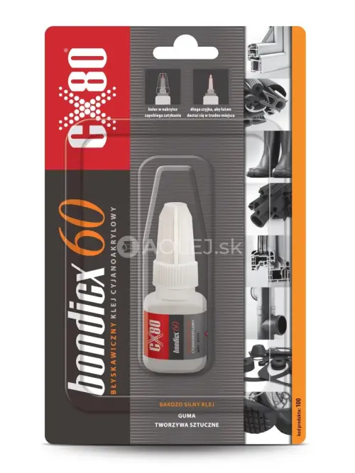 CX80 Bondicx 60 Kyanoakryl&aacute;tov&eacute; lepidlo 5g