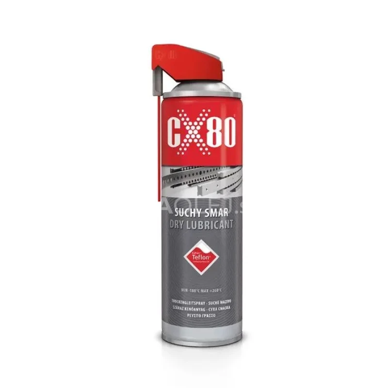 CX80 Suché mazivo Teflon duospray 500ml