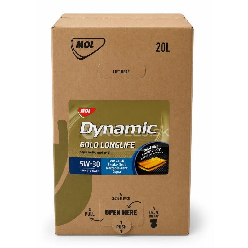 MOL Dynamic Gold Longlife 5W-30 20L Bag in Box