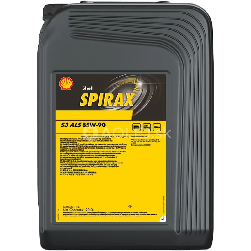 Shell Spirax S3 ALS 85W-90 20L