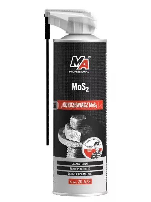 MA Professional Odhrdzovač s aplik&aacute;torom MoS2 500ml