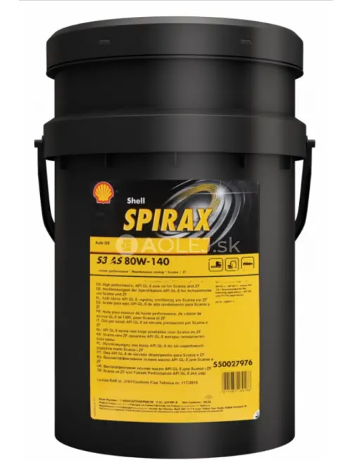 Shell Spirax S3 AS 80W-140 20L