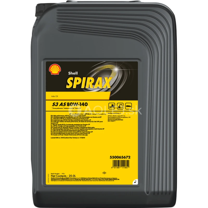 Shell Spirax S3 AS 80W-140 20L