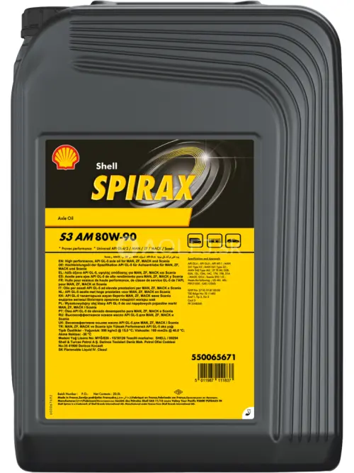 Shell Spirax S3 AM 80W-90 20L