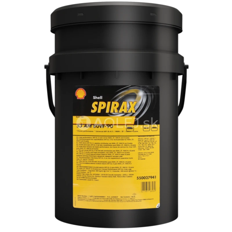 Shell Spirax S3 AM 80W-90 20L