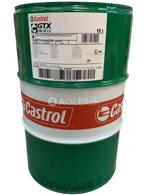 Castrol GTX C3 5W-30 60L